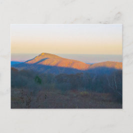 Sunset on Old Rag Mountain, Shenandoah NP, VA Postkarte