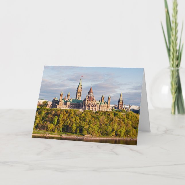 Sunset on Parliament Hill - Ottawa Karte (Vorderseite)