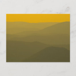 Sunset on the Alleghenies, West Virginia Postkarte