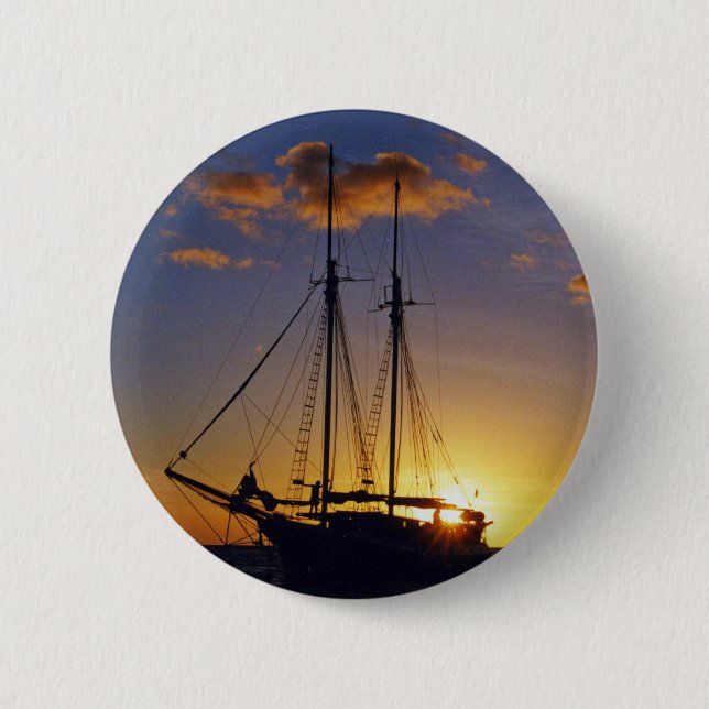 Sunset on the Great Barrier Reef Button (Vorderseite)