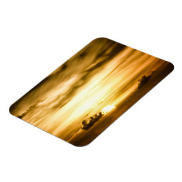Sunset On The Pacific Ocean Magnet