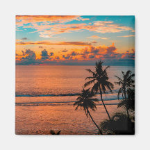 Sunset on this beautiful Mauritius Beachmagnet