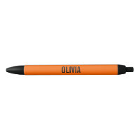 Sunset Orange Modern Name | Trendy Minimalistisch