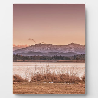 Sunset Osterseen Fotoplatte
