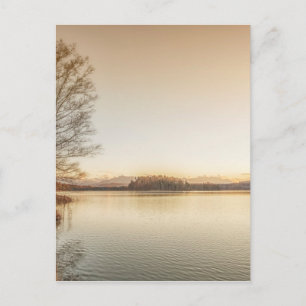 Sunset Osterseen Postkarte