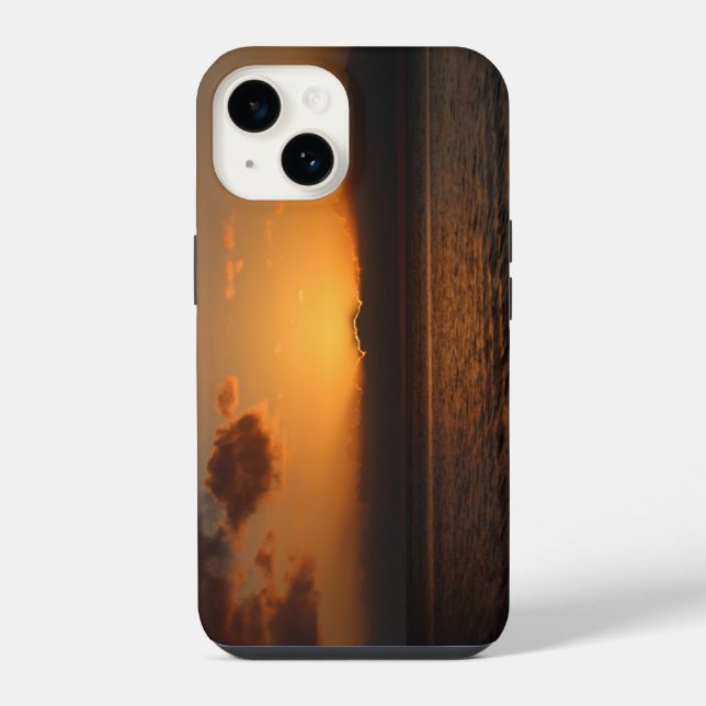 Sunset OtterBox iPhone 14 Hülle (Rückseite)