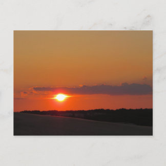 Sunset Outer Banks Postkarte