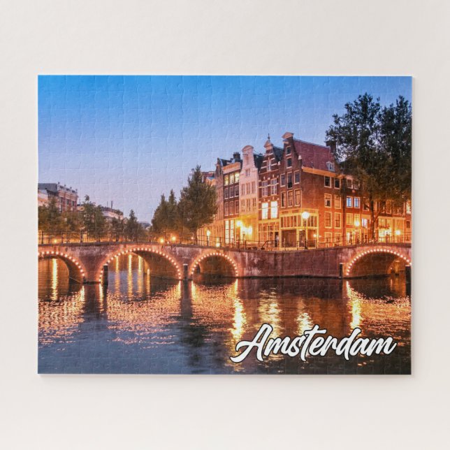 Sunset Over Amsterdam, Niederlande (Horizontal)