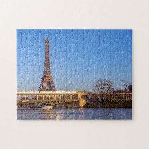 Sunset over Bir-hakeim bridge - Paris, Frankreich