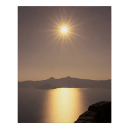 Sunset over Crater Lake Poster