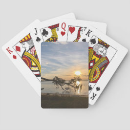 Sunset Over East Bay Spielkarten