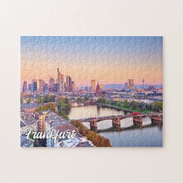 Sunset Over Frankfurt, Deutschland (Horizontal)