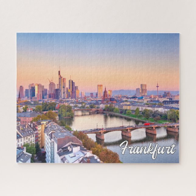 Sunset Over Frankfurt, Deutschland (Horizontal)