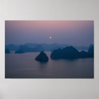 Sunset over Halong Bay - Vietnam, Asien