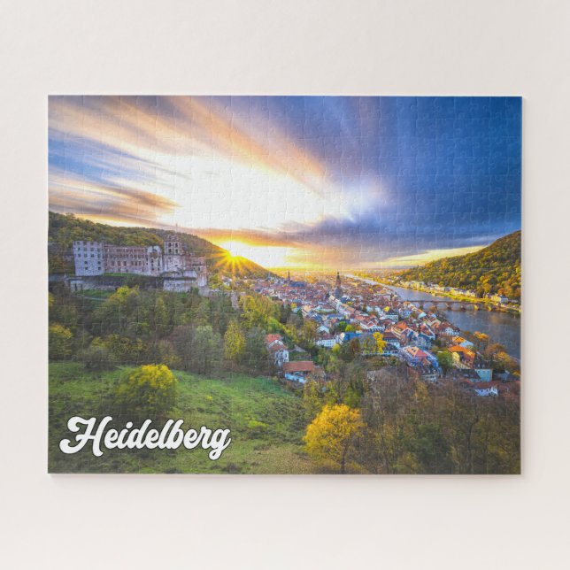 Sunset Over Heidelberg, Deutschland (Horizontal)