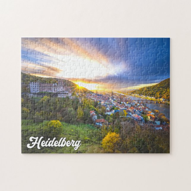 Sunset Over Heidelberg, Deutschland (Horizontal)
