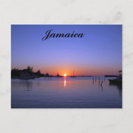 SUNSET OVER JAMAICA POSTKARTE
