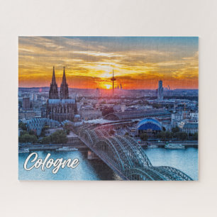 Sunset Over Köln, Deutschland