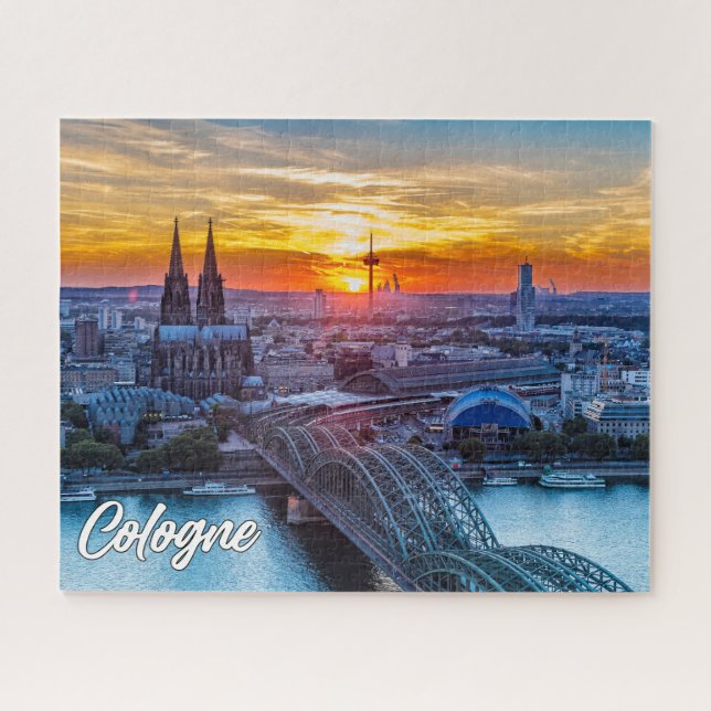 Sunset Over Köln, Deutschland (Horizontal)