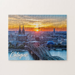 Sunset Over Köln, Deutschland