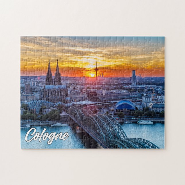 Sunset Over Köln, Deutschland (Horizontal)