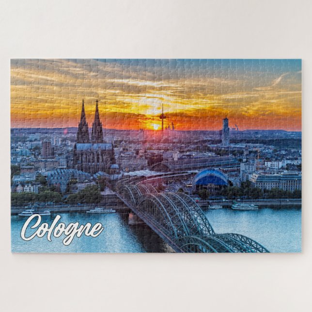Sunset Over Köln, Deutschland (Horizontal)