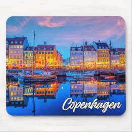 Sunset Over Kopenhagen, Dänemark Mousepad