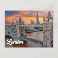 Sunset Over London, England, Großbritannien