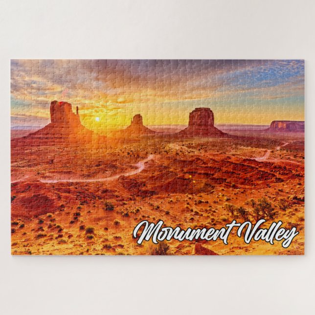 Sunset Over Monument Valley, Arizona, USA (Horizontal)