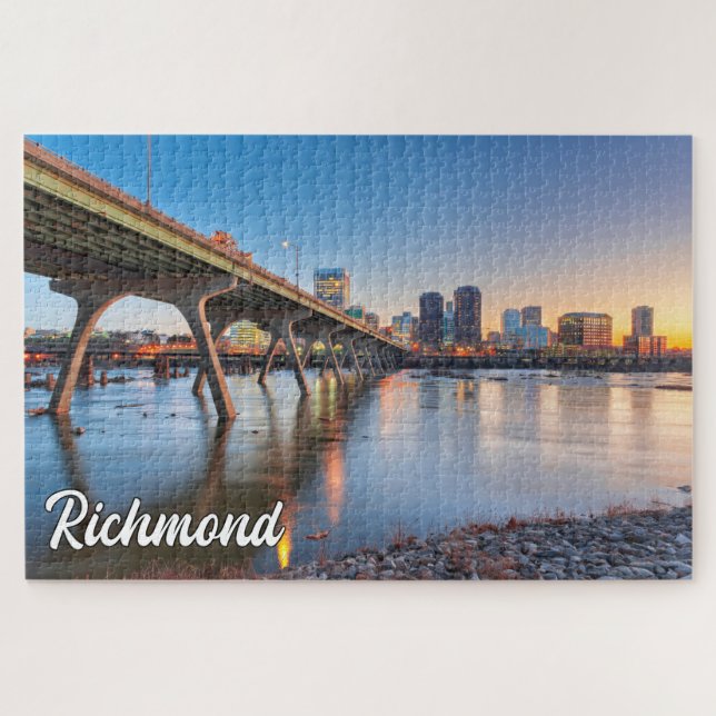 Sunset Over Richmond, Virginia, Vereinigte Staaten (Horizontal)