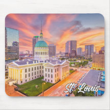 Sunset Over St. Louis, Missouri, USA