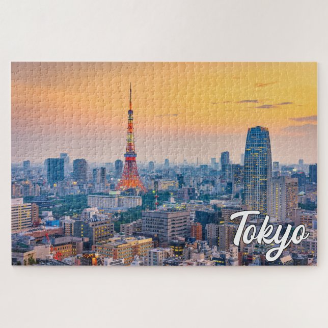 Sunset Over Tokio, Japan (Horizontal)