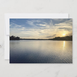 Sunset Over Wildcat Lake Mitteilungskarte