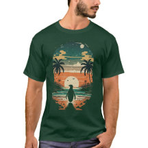 Sunset-Paradies-Pinguin-T-Shirt