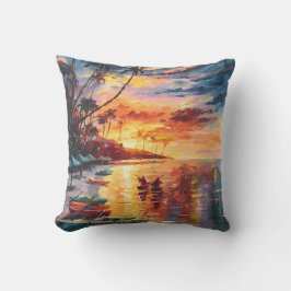 Sunset Paradise Glow Kissen