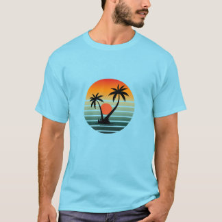 Sunset Paradise - Tropical Beach Vibes T-Shirt