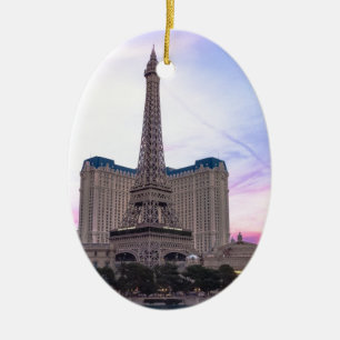 Sunset Paris Las Vegas Tour Eiffel Fake Keramikornament