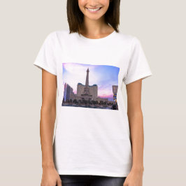 Sunset Paris Las Vegas Tour Eiffel Fake T-Shirt