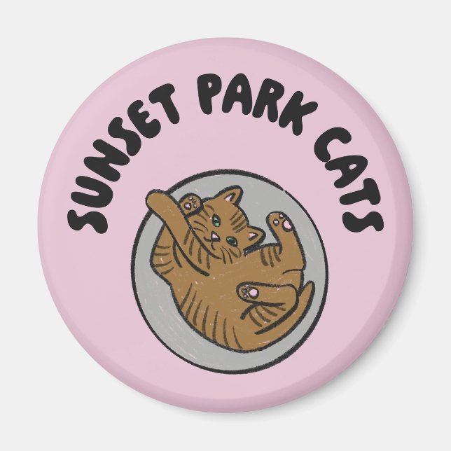 Sunset Park Cats | Magnet | Bobbin Rescue Kitten (Vorne)