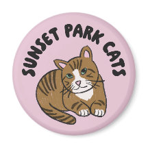 Sunset Park Cats | Magnet | Lenny Rettungskatze Ni