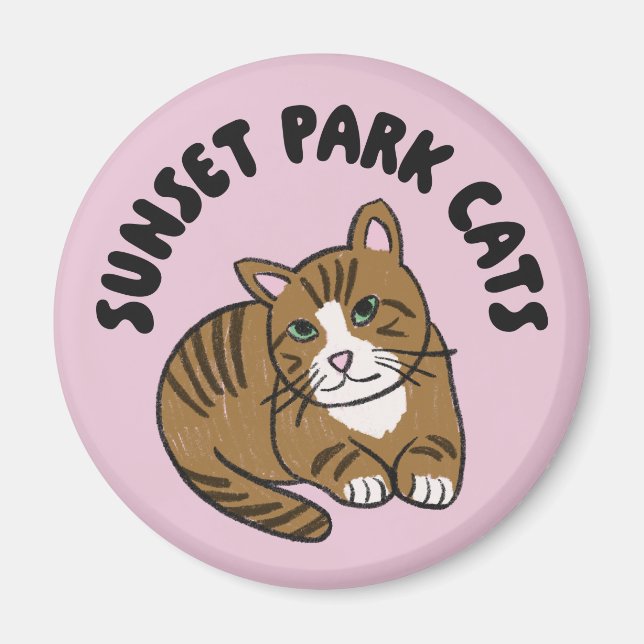 Sunset Park Cats | Magnet | Lenny Rettungskatze Ni (Vorne)