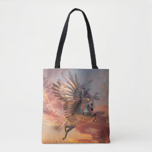 Sunset Pegasus All-Over-Print Tote Bag Tasche