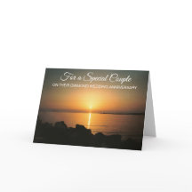 Sunset Personalisiert 60. Hochzeitstag