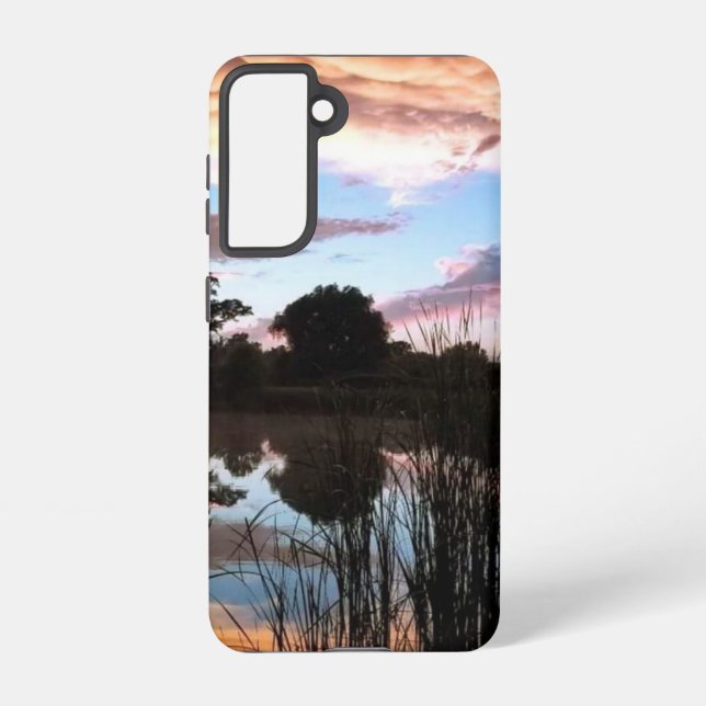 Sunset Phone Case Samsung Galaxy Hülle (Rückseite)
