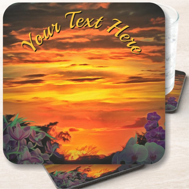 Sunset Plaza Marina 2584 Getränkeuntersetzer (Von Creator hochgeladen)