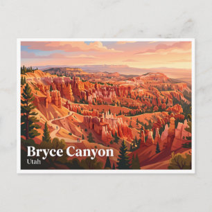 Sunset Point, Bryce Canyon Nationalpark Utah Postkarte