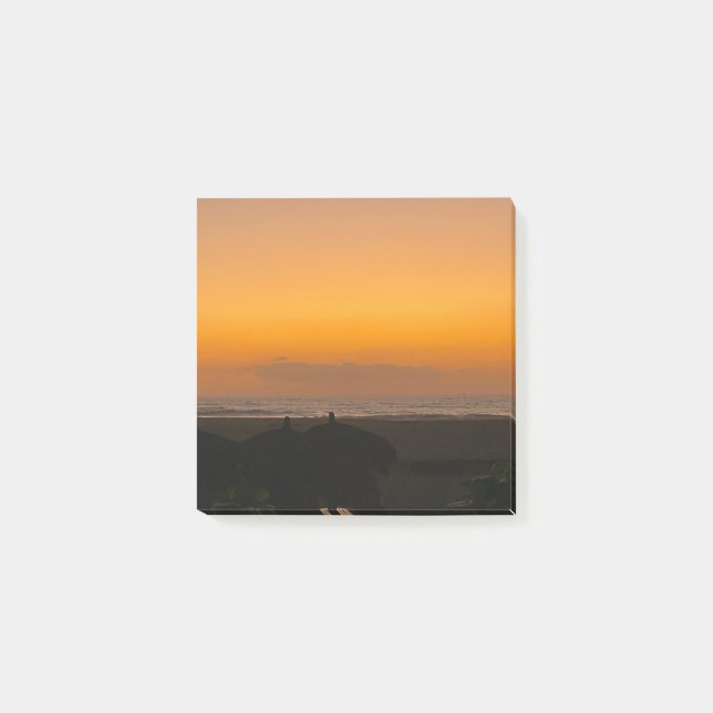 Sunset Post - Anmerkungen Post-it Klebezettel (Vorderseite)