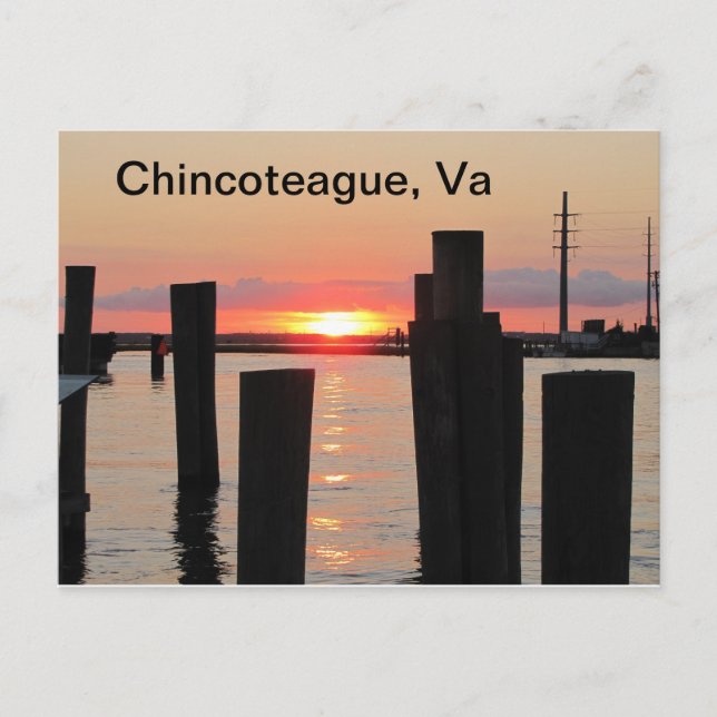 Sunset Postcard Postkarte (Vorderseite)