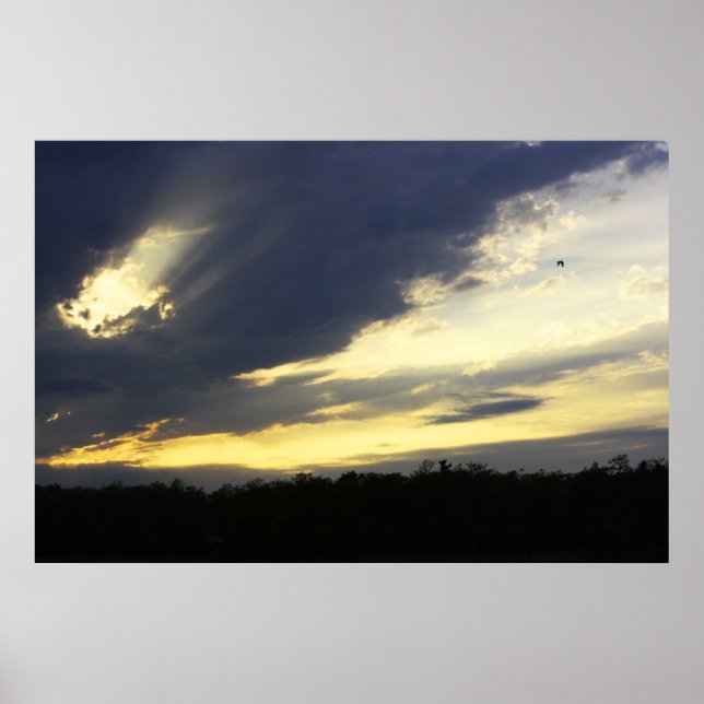 Sunset Print Poster (Vorne)