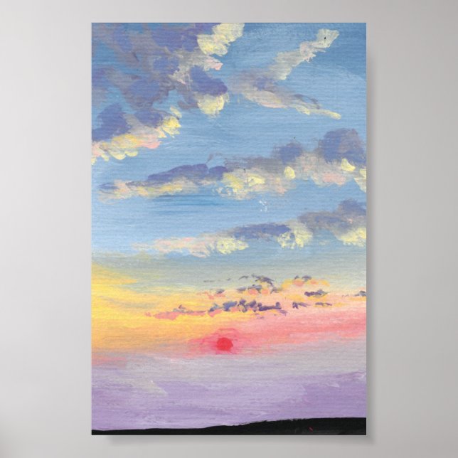Sunset Print, Value Poster Paper (Matte) (Vorne)